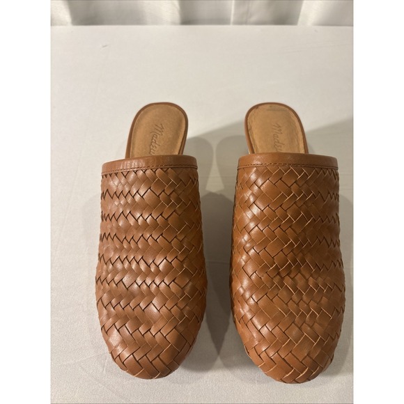 Madewell The Jordyn Clog in Woven Leather~Color: Rustic Twig~Size 5.5 M - Picture 2 of 8